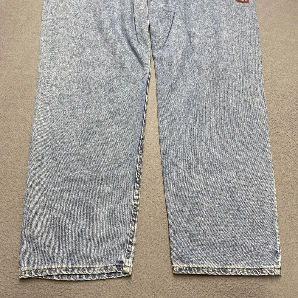 Vintage Levis 550 Jeans‎ Mens 42x32 Light Blue Wash Relaxed Fit Tapered Denim